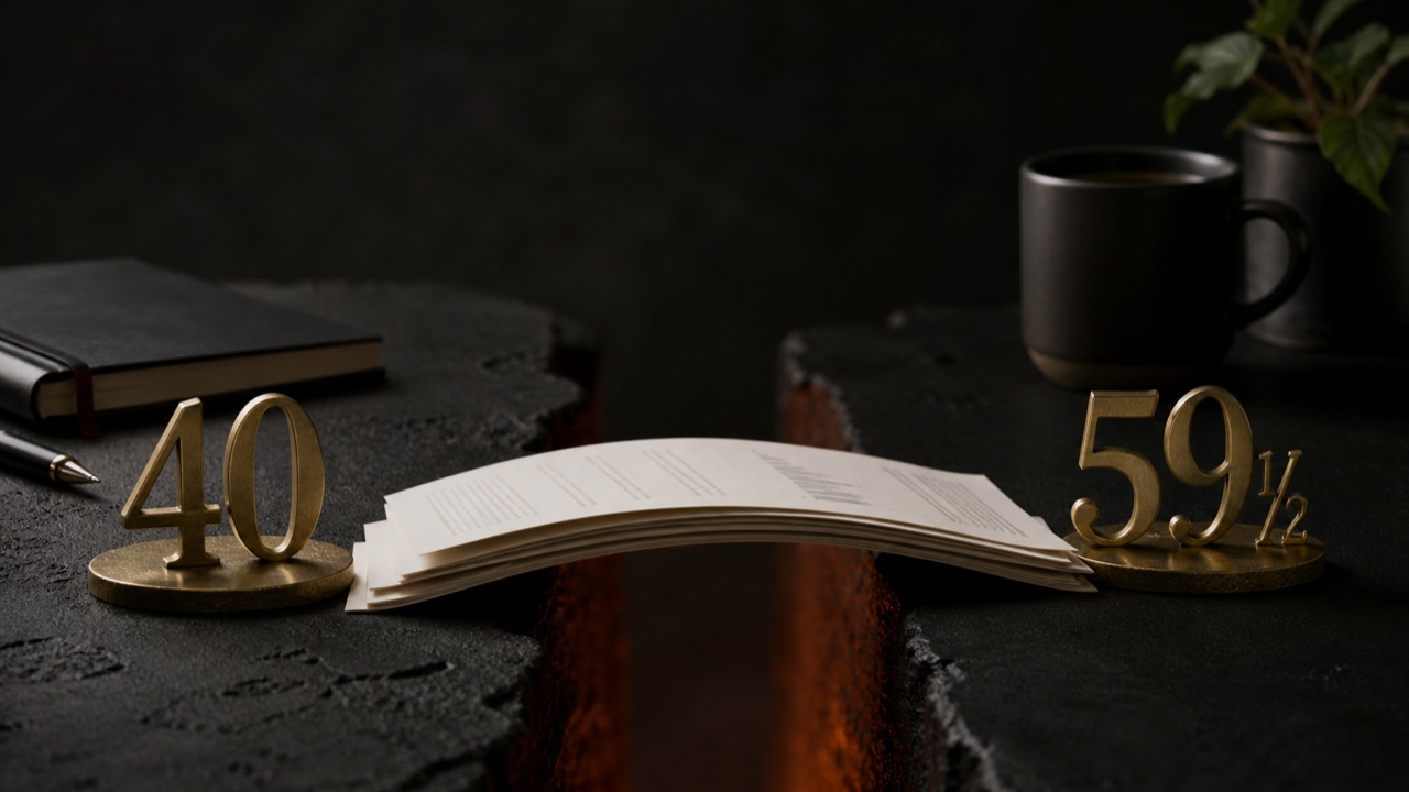 Conceptual editorial image illustrating taxable brokerage bridge.