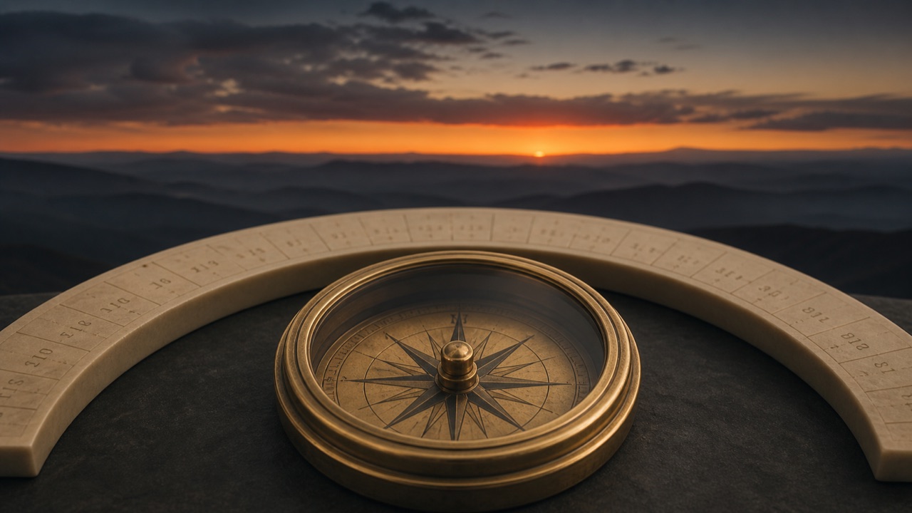 Conceptual editorial image illustrating retirement planning horizon.