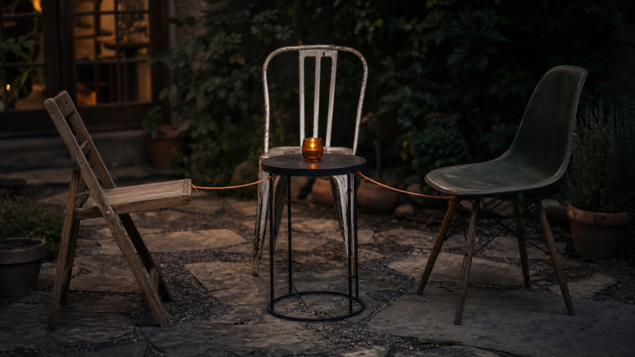 Conceptual editorial image illustrating friendship after early retirement.